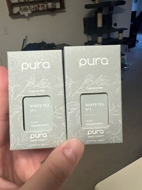 pura White Tea No.1 Fragrance Refill – Set of 2 (Gray)
